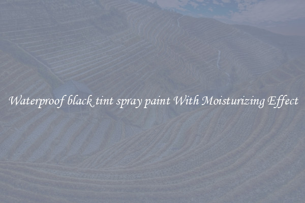 Waterproof black tint spray paint With Moisturizing Effect