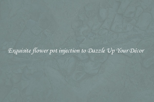 Exquisite flower pot injection to Dazzle Up Your Décor  