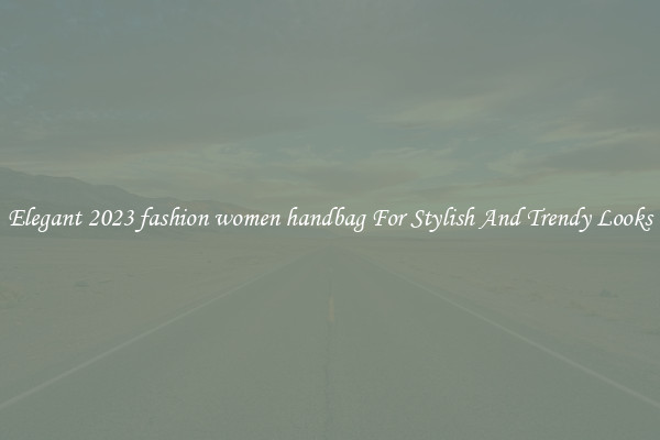 Elegant 2023 fashion women handbag For Stylish And Trendy Looks