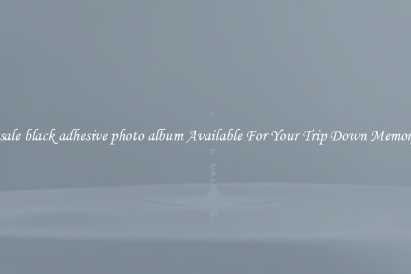 Wholesale black adhesive photo album Available For Your Trip Down Memory Lane