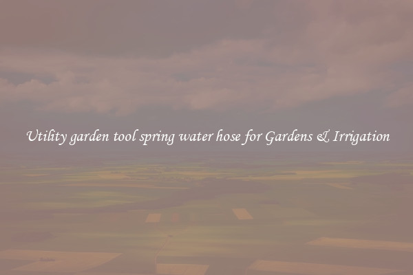 Utility garden tool spring water hose for Gardens & Irrigation