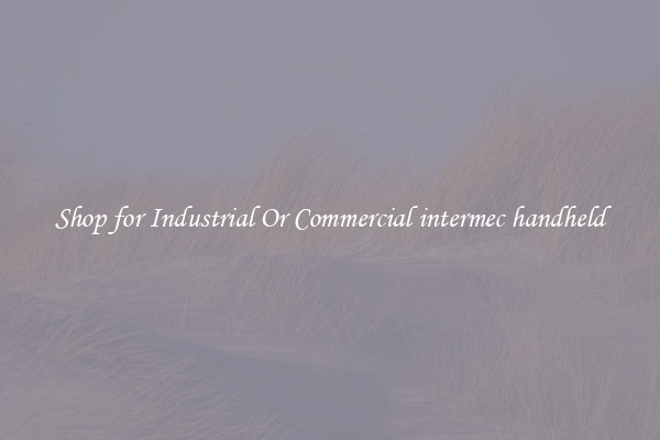 Shop for Industrial Or Commercial intermec handheld