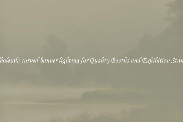 Wholesale curved banner lighting for Quality Booths and Exhibition Stands 
