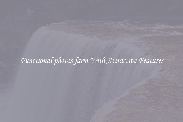 Functional photos farm With Attractive Features